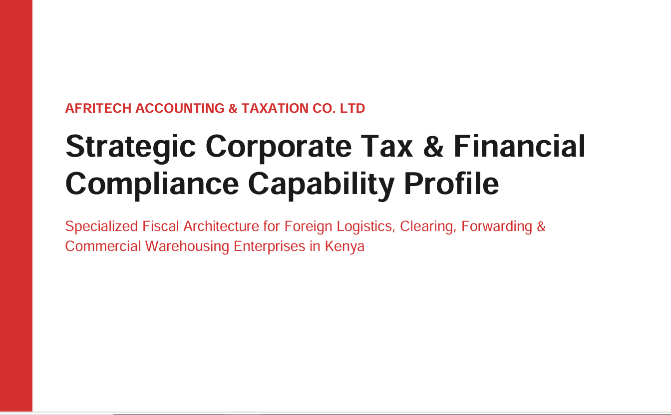 Overcoming the Toughest Tax & ERP Compliance Hurdles for Foreign Logistics Firms in Kenya